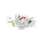 GRAFOPLAST - Tubetto Trasparente Lunghezza 15 mm diametro da 16 fino a 18 mm confezione da 200 pezzi. Tubetto Trasparente Serie 100, apprezzato per la sua rigidità e precisione di innesto