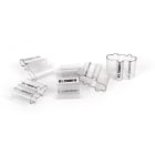 GRAFOPLAST - Tubetto Trasparente Lunghezza 18 mm diametro da 16 fino a 18 mm - 100 pezzi. Tubetto Trasparente Serie 100, apprezzato per la sua rigidità e precisione di innesto