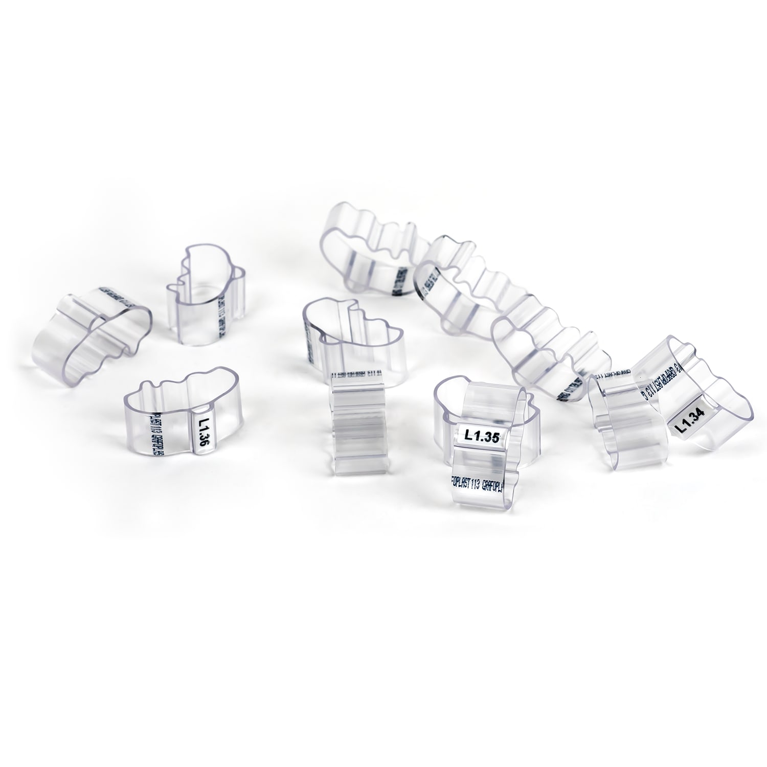 GRAFOPLAST - Tubetto Halogen Free Trasparente Lunghezza 10 mm diametro da 18 fino a 20 mm - 200 pezzi. Tubetto Trasparente Serie 100, apprezzato per la sua rigidità e precisione di innesto