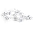 GRAFOPLAST - Tubetto Halogen Free Trasparente Lunghezza 10 mm diametro da 18 fino a 20 mm - 200 pezzi. Tubetto Trasparente Serie 100, apprezzato per la sua rigidità e precisione di innesto