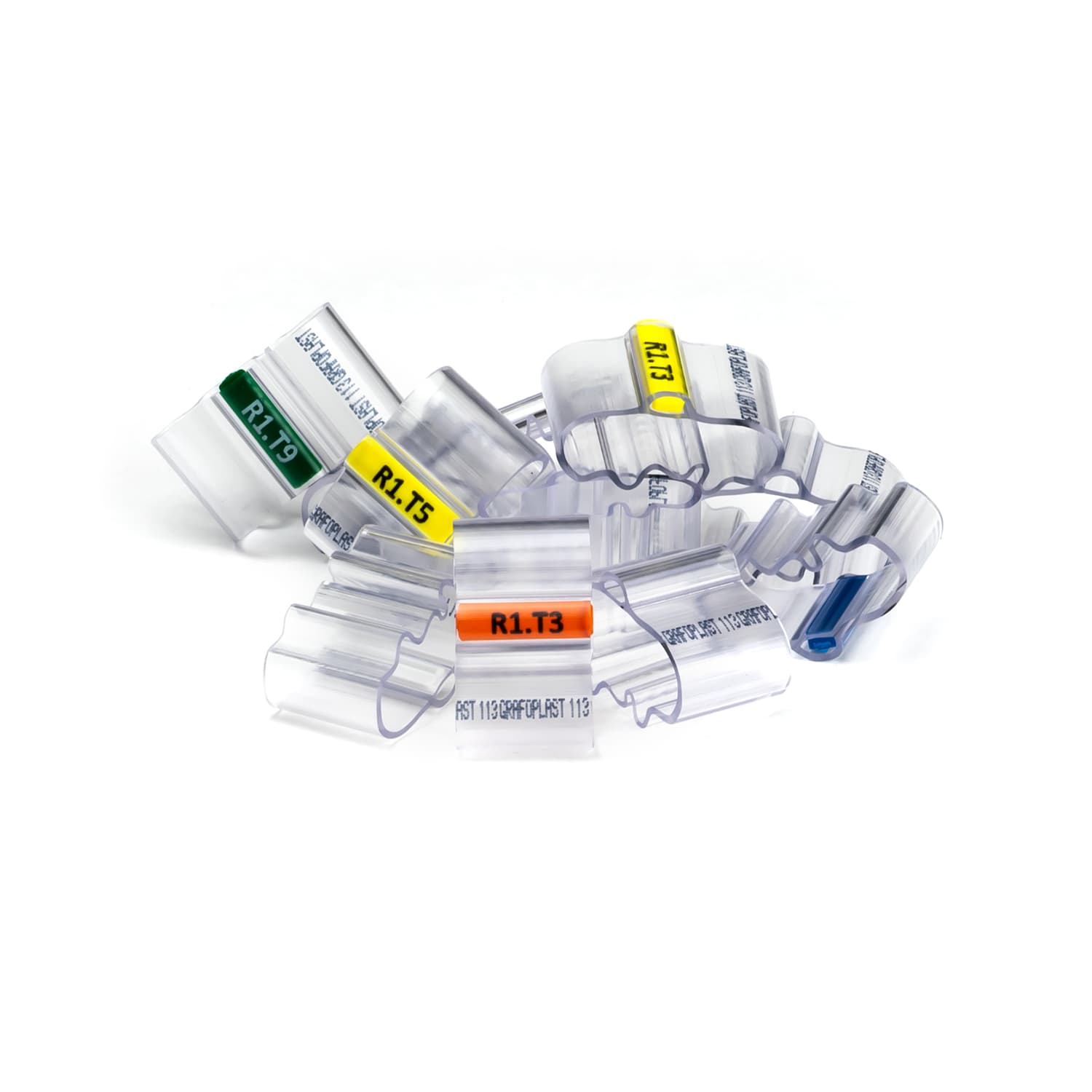 GRAFOPLAST - Tubetto Halogen Free Trasparente Lunghezza 15 mm diametro da 18 fino a 20 mm - 200 pezzi. Tubetto Trasparente Serie 100, apprezzato per la sua rigidità e precisione di innesto