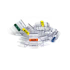 GRAFOPLAST - Tubetto Halogen Free Trasparente Lunghezza 15 mm diametro da 18 fino a 20 mm - 200 pezzi. Tubetto Trasparente Serie 100, apprezzato per la sua rigidità e precisione di innesto