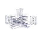 GRAFOPLAST - Tubetto Halogen Free Trasparente Lunghezza 30 mm diametro da 18 fino a 20 mm - 100 pezzi. Tubetto Trasparente Serie 100, apprezzato per la sua rigidità e precisione di innesto