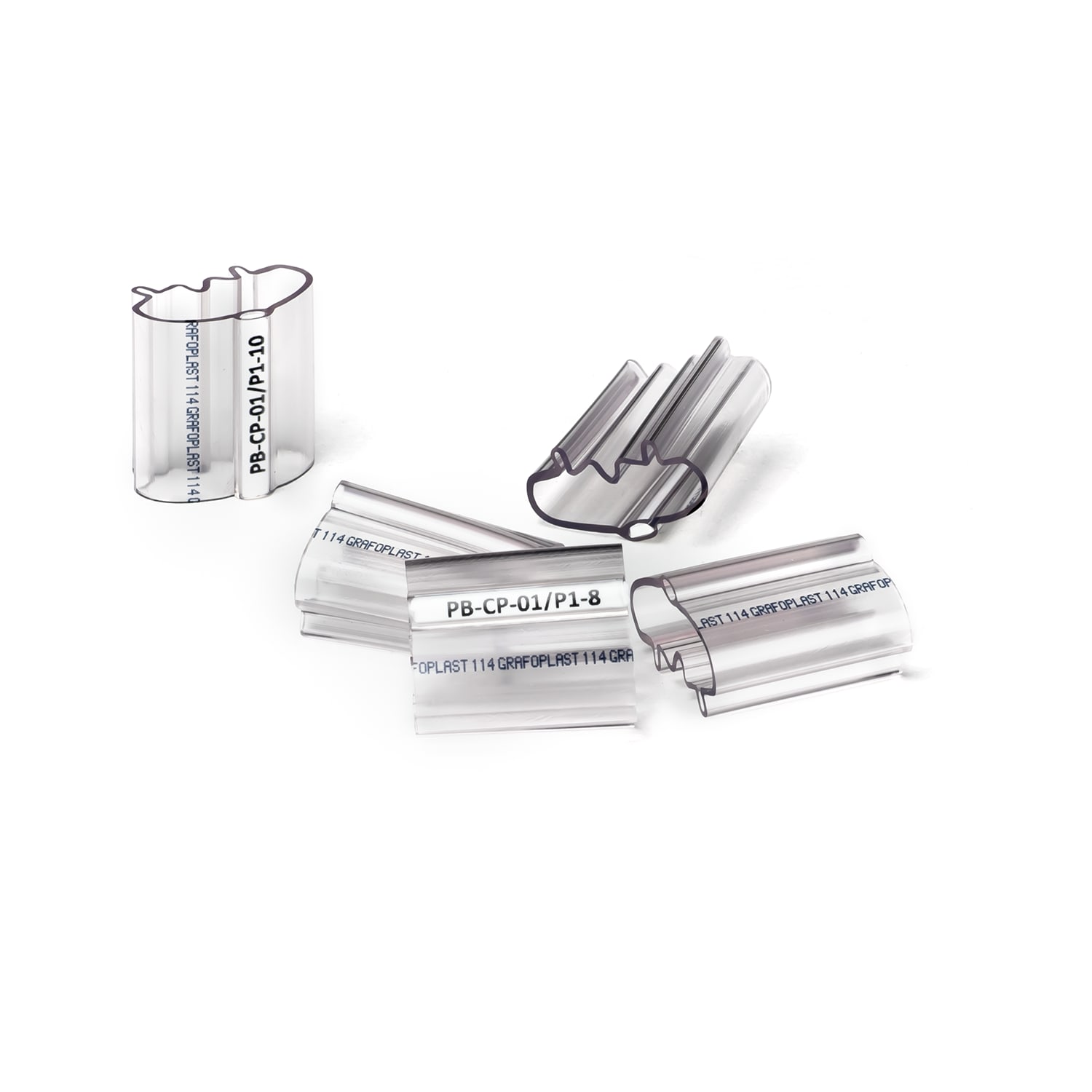 GRAFOPLAST - Tubetto Halogen Free Trasparente Lunghezza 30 mm diametro da 20 fino a 22 mm - 50 pezzi. Tubetto Trasparente Serie 100, apprezzato per la sua rigidità e precisione di innesto