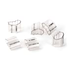 GRAFOPLAST - Tubetto Trasparente Lunghezza 18 mm diametro da 22 fino a 25 mm - 100 pezzi. Tubetto Trasparente Serie 100, apprezzato per la sua rigidità e precisione di innesto