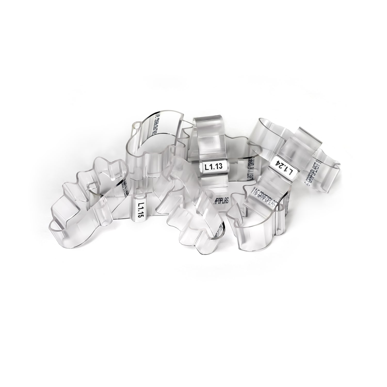 GRAFOPLAST - Tubetto Halogen Free Trasparente Lunghezza 12 mm diametro da 25 fino a 30 mm - 50 pezzi. Tubetto Trasparente Serie 100, apprezzato per la sua rigidità e precisione di innesto