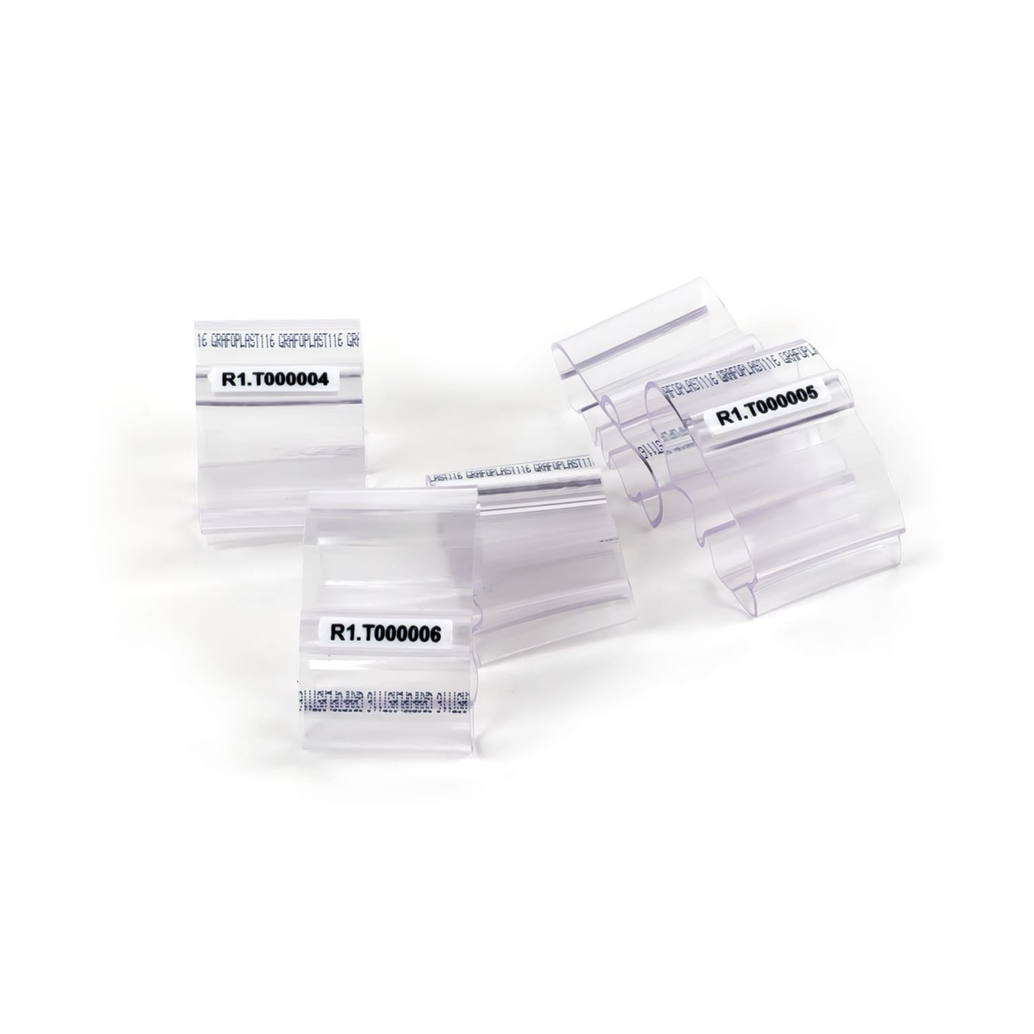 GRAFOPLAST - Tubetto Halogen Free Trasparente Lunghezza 18 mm diametro da 25 fino a 30 mm - 50 pezzi. Tubetto Trasparente Serie 100, apprezzato per la sua rigidità e precisione di innesto