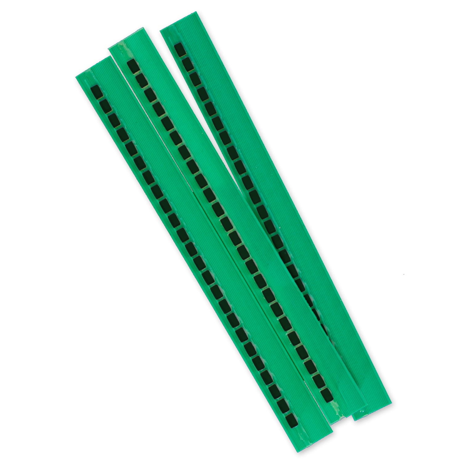 GRAFOPLAST - Stecche Medie 2,3 mm Senza Stampa Fondo Nero - 50 stecche.  Confezione da 50 stecche, totale 1200 elementi