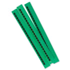 GRAFOPLAST - Stecche Medie 2,3 mm Senza Stampa Fondo Nero - 50 stecche.  Confezione da 50 stecche, totale 1200 elementi