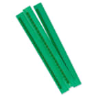 GRAFOPLAST - Stecche Medie 2,3 mm Senza Stampa Fondo Verde - 50 stecche. Confezione da 50 stecche, totale 1200 elementi
