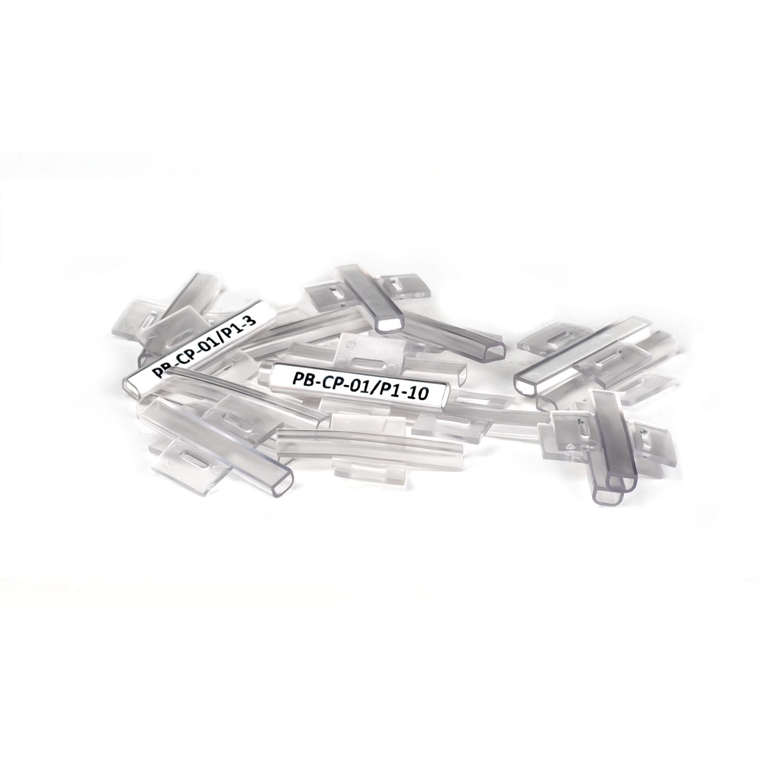 GRAFOPLAST - Tubetto Halogen Free fascettabile a cava singola Lunghezza 30 mm - confezione da 200 pezzi. Tubetto fascettabile permette di siglare guaine e fasci di cavi
