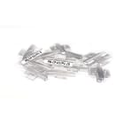 GRAFOPLAST - Tubetto Halogen Free fascettabile a cava singola Lunghezza 30 mm - confezione da 200 pezzi. Tubetto fascettabile permette di siglare guaine e fasci di cavi