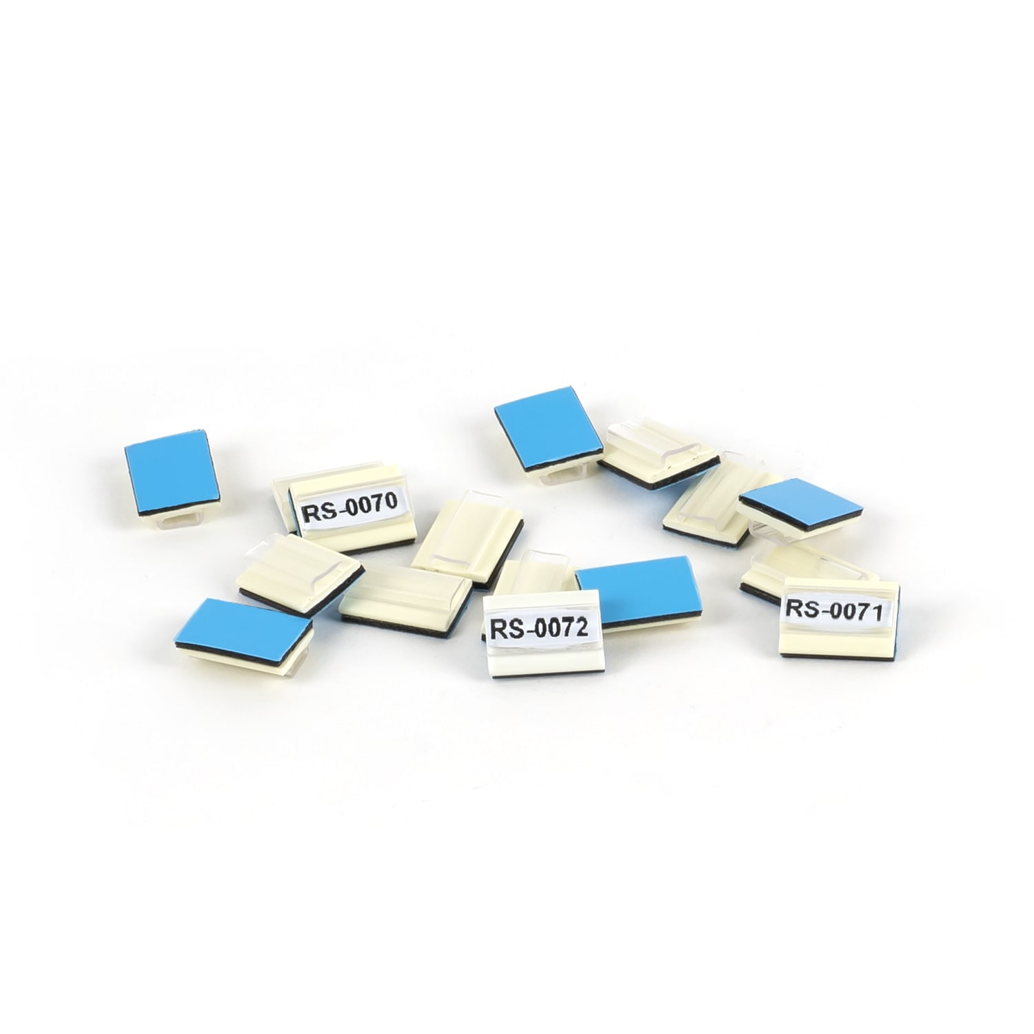 GRAFOPLAST - Tubetto adesivo per componenti Lunghezza 12 mm - confezione da 500 pezzi. Tubetto adesivo per componenti in PVC per componenti risolve i problemi di marcatura su tutte le superfici che non offrono possibilitè di aggancio