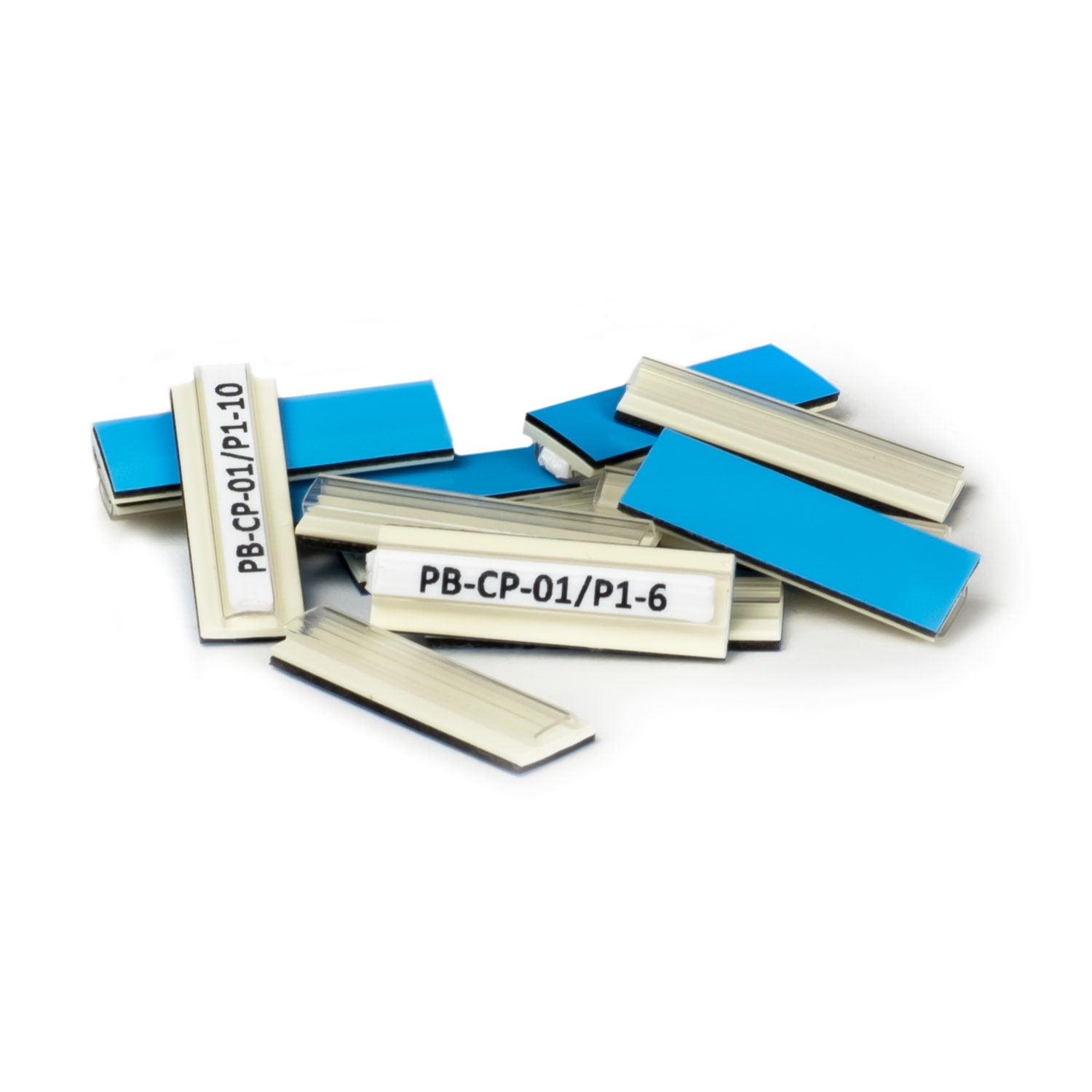 GRAFOPLAST - Tubetto adesivo per componenti Lunghezza 30 mm - 200 pezzi. Tubetto adesivo per componenti in PVC per componenti risolve i problemi di marcatura su tutte le superfici che non offrono possibilitè di aggancio