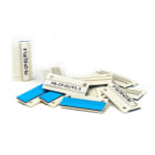 GRAFOPLAST - Tubetto adesivo per componenti con fori Lunghezza 30 mm confezione da 200 pezzi. Tubetto adesivo per componenti in PVC per componenti risolve i problemi di marcatura su tutte lesuperfici che non offrono possibilitè di aggancio