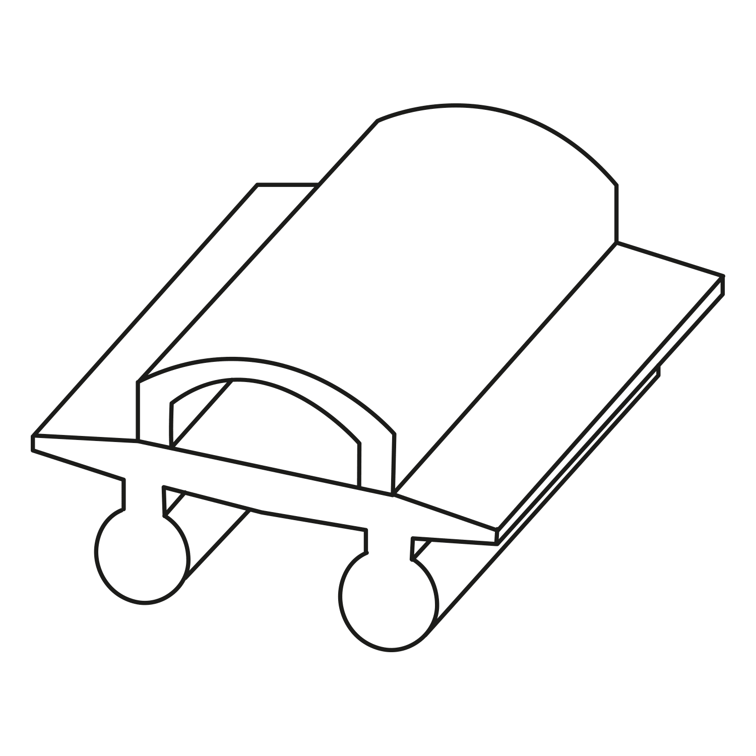 GRAFOPLAST - Targhetta per Binario Lunghezza 18 mm -  200 pezzi.  Viene posizionata sul binario mediante una semplice pressione