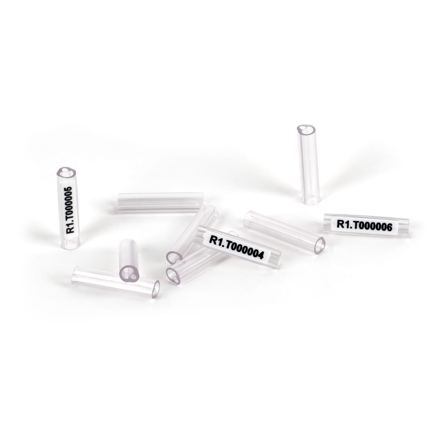 GRAFOPLAST - Tubetto Trasparente per elettronica Lungo 23 mm diametro da 0.6 a 1.2 confezione da 500 pezzi