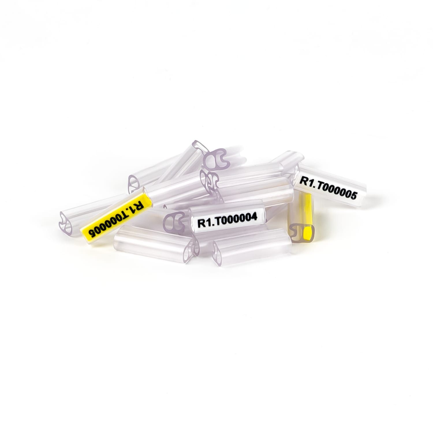 GRAFOPLAST - Tubetto Soft Trasparente Serie 200 Lunghezza 18 mm diametro da 1.5 fino a 2.5 mm - confezione master carton da 3000 pezzi. Tubetto trasparente Soft Serie 200 che grazie al profilopiè elastico copre con poche referenze una vasta gamma di cavi