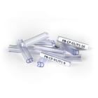 GRAFOPLAST - Tubetto Soft Trasparente Lunghezza 30 mm diametro da 1.5 fino a 2.5 mm - confezione master carton da 1500 pezzi. Tubetto trasparente Soft Serie 200 che grazie al profilo piè elastico copre con poche referenze una vasta gamma di cavi