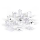 GRAFOPLAST - Tubetto Soft Halogen Free Trasparente Lunghezza 10 mm diametro da 2 fino a 4 mm - 1000 pezzi. Tubetto trasparente Soft Serie 200 che grazie al profilo piè elastico copre con pochereferenze una vasta gamma di cavi 202HF/10