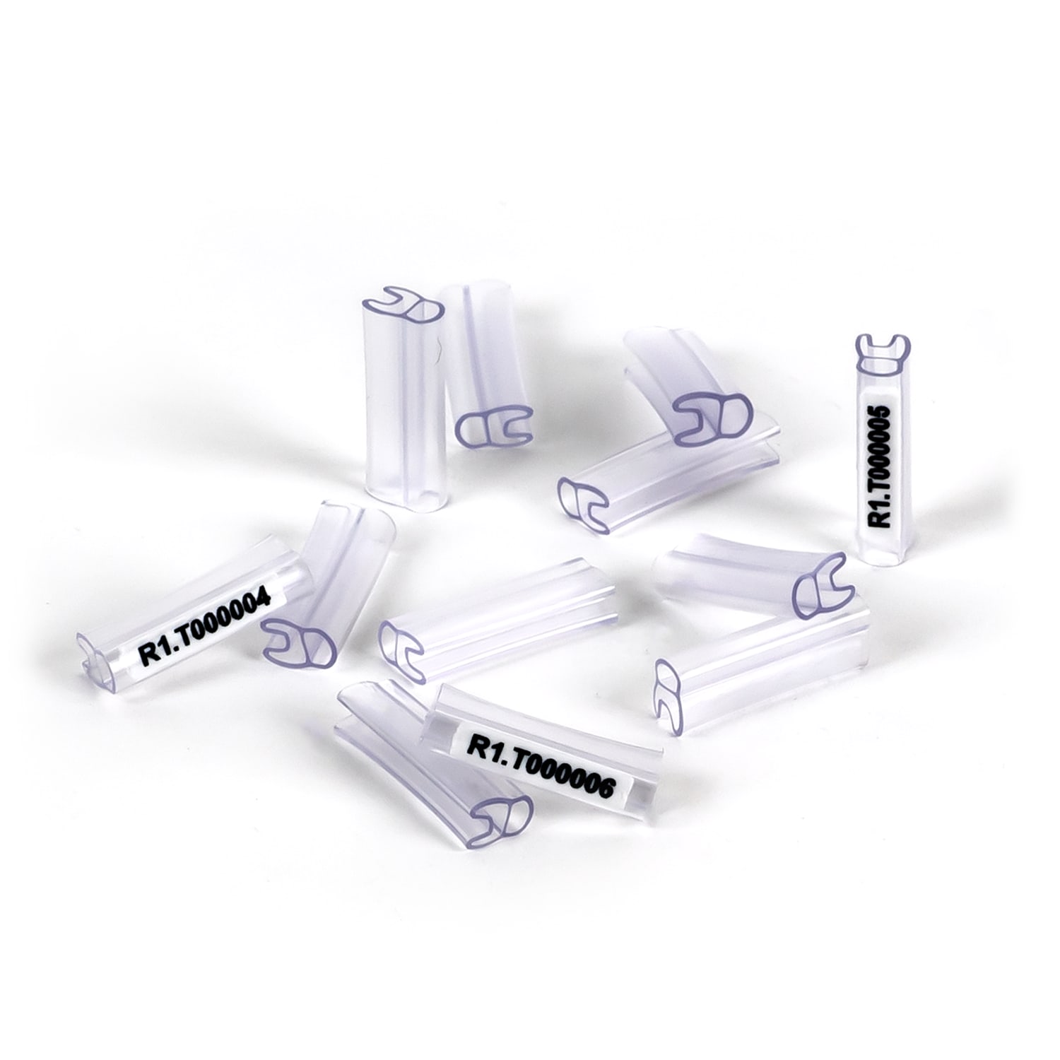 GRAFOPLAST - Tubetto Soft Halogen Free Trasparente Lunghezza 23 mm diametro da 2 fino a 4 mm - 500 pezzi. Tubetto trasparente Soft Serie 200  che grazie al profilo piè elastico copre con pochereferenze una vasta gamma di cavi