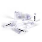 GRAFOPLAST - Tubetto Soft Halogen Free Trasparente Lunghezza 23 mm diametro da 2 fino a 4 mm - confezione master carton da 2000 pezzi. Tubetto trasparente Soft Serie 200  che grazie al profilopiè elastico copre con poche referenze una vasta gamma di cavi