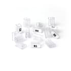 GRAFOPLAST - Tubetto Soft Trasparente Serie 200 Lunghezza 10 mm diametro da 2 a 4 mm - 1000 pezzi