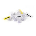 GRAFOPLAST - Tubetto Soft Trasparente Serie 200 Lunghezza 18 mm diametro da 2 fino a 4 mm confezione da 1000 pezzi. Tubetto trasparente Soft Serie 200 che grazie al profilo piè elastico coprecon poche referenze una vasta gamma di cavi