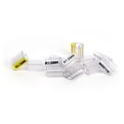 GRAFOPLAST - Tubetto Soft Halogen Free Trasparente Lunghezza 12 mm diametro da 4 fino a 7 mm - 500 pezzi. Tubetto trasparente Soft Serie 200 che grazie al profilo piè elastico copre con pochereferenze una vasta gamma di cavi