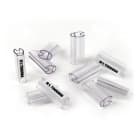 GRAFOPLAST - Tubetto Soft Halogen Free Trasparente Lunghezza 23 mm diametro da 4 fino a 7 mm - 500 pezzi. Tubetto trasparente Soft Serie 200 che grazie al profilo piè elastico copre con pochereferenze una vasta gamma di cavi