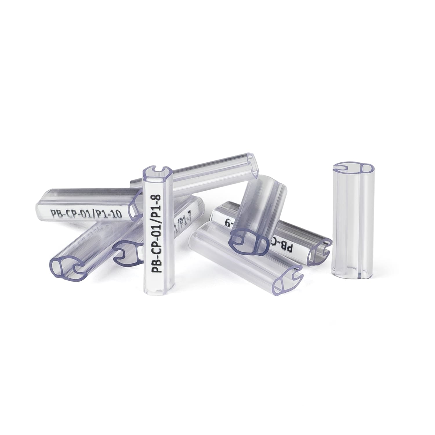 GRAFOPLAST - Tubetto Soft Halogen Free Trasparente Lunghezza 30 mm diametro da 4 fino a 7 mm - 200 pezzi. Tubetto trasparente Soft Serie 200 che grazie al profilo piè elastico copre con pochereferenze una vasta gamma di cavi 203HF/30