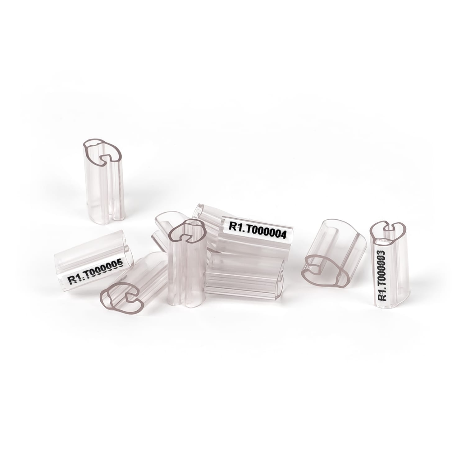 GRAFOPLAST - Tubetto Soft Halogen Free Trasparente Lunghezza 18 mm diametro da 6 fino a 10 mm - 500 pezzi. Tubetto trasparente Soft Serie 200 che grazie al profilo piè elastico copre con pochereferenze una vasta gamma di cavi