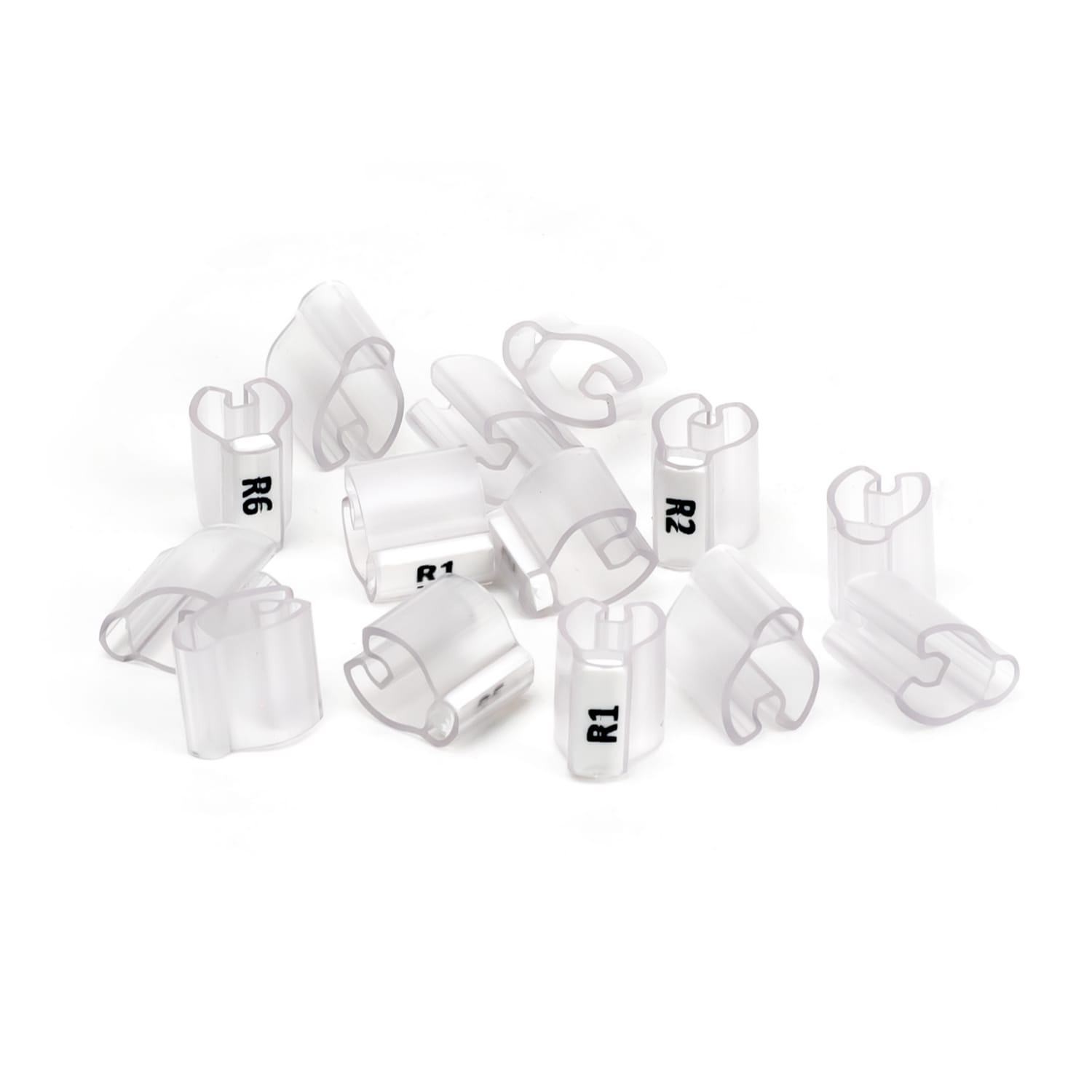 GRAFOPLAST - Tubetto Soft Trasparente Serie 200 Lunghezza 10 mm mm diametro da 6 fino a 10 mm confezione da 500 pezzi. Tubetto trasparente Soft Serie 200 che grazie al profilo piè elastico copre con poche referenze una vasta gamma di cavi
