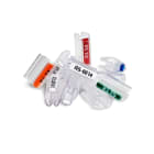 GRAFOPLAST - Tubetto Soft Trasparente Serie 200 Lunghezza 15 mm diametro da 6 fino a 10 mm - confezione da 500 pezzi. Tubetto trasparente Soft Serie 200 che grazie al profilo piè elastico coprecon poche referenze una vasta gamma di cavi