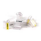 GRAFOPLAST - Tubetto Soft Halogen Free Trasparente Lunghezza 18 mm diametro da 10 fino a 14 mm - confezione master carton da 500 pezzi. Tubetto trasparente Soft Serie 200 che grazie al profilopiè elastico copre con poche referenze una vasta gamma di cavi