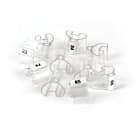 GRAFOPLAST - Tubetto Soft Trasparente Serie 200 Lunghezza 10 mm diametro da 10 fino a 14 mm confezione da 200 pezzi. Tubetto trasparente Soft Serie 200 che grazie al profilo piè elastico coprecon poche referenze una vasta gamma di cavi