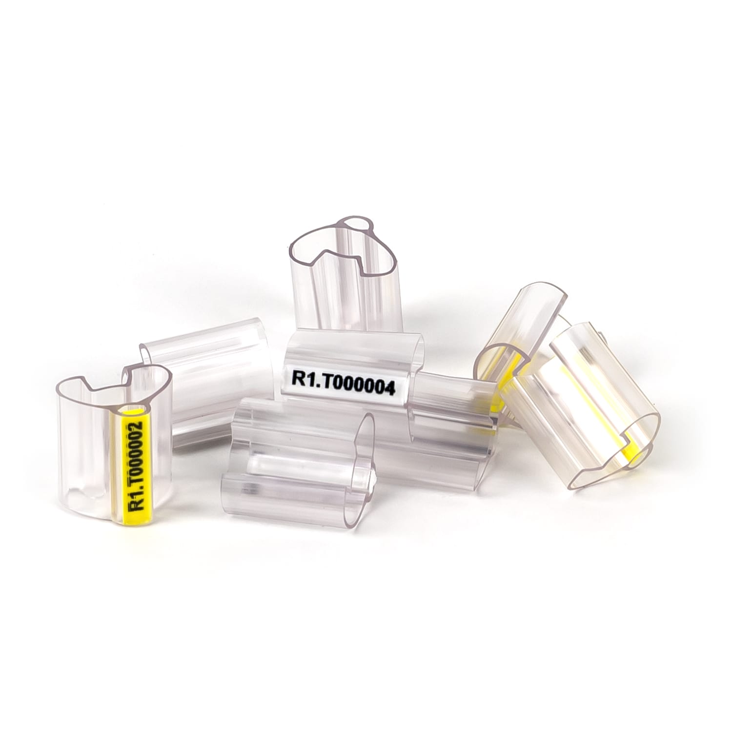 GRAFOPLAST - Tubetto Soft Trasparente Lunghezza 18 mm diametro da 10 fino a 14 mm - confezione master carton da 500 pezzi. Tubetto trasparente Soft Serie 200 che grazie al profilo piè elasticocopre con poche referenze una vasta gamma di cavi