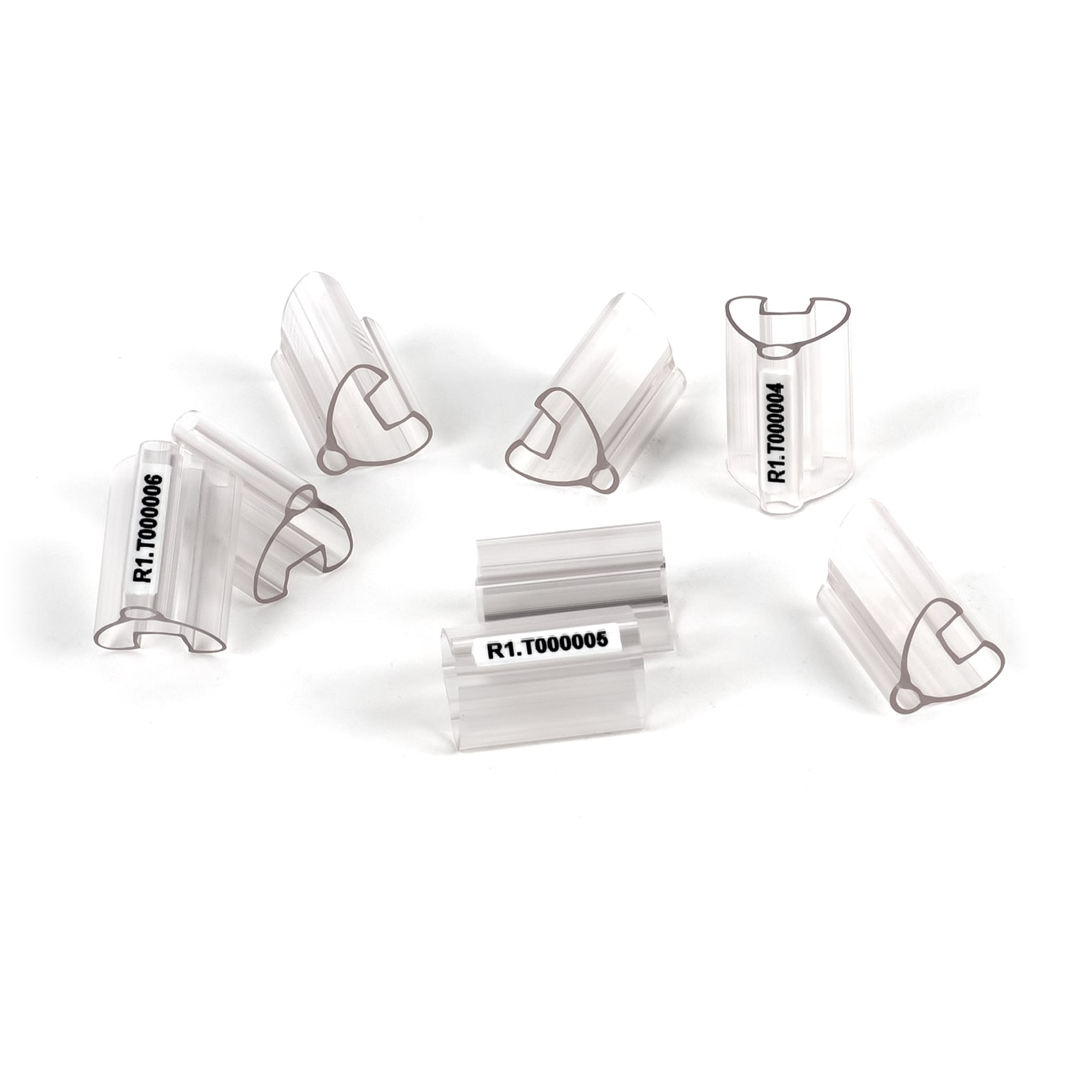 GRAFOPLAST - Tubetto Soft Trasparente Serie 200 Lunghezza 23 mm diametro da 10 a 14 mm - 500 pz