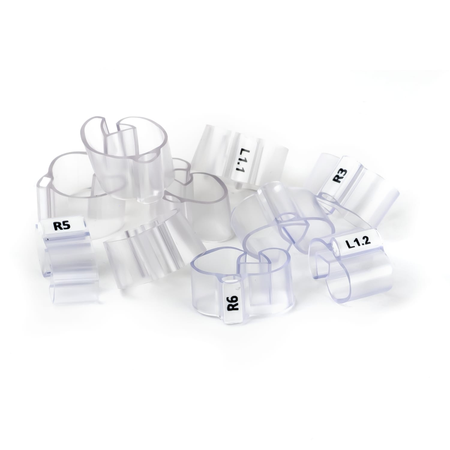 GRAFOPLAST - Tubetto Soft Trasparente Lunghezza 10 mm diametro da 14 fino a 22 mm - confezione master carton da 1000 pezzi. Tubetto trasparente Soft Serie 200 che grazie al profilo piè elasticocopre con poche referenze una vasta gamma di cavi