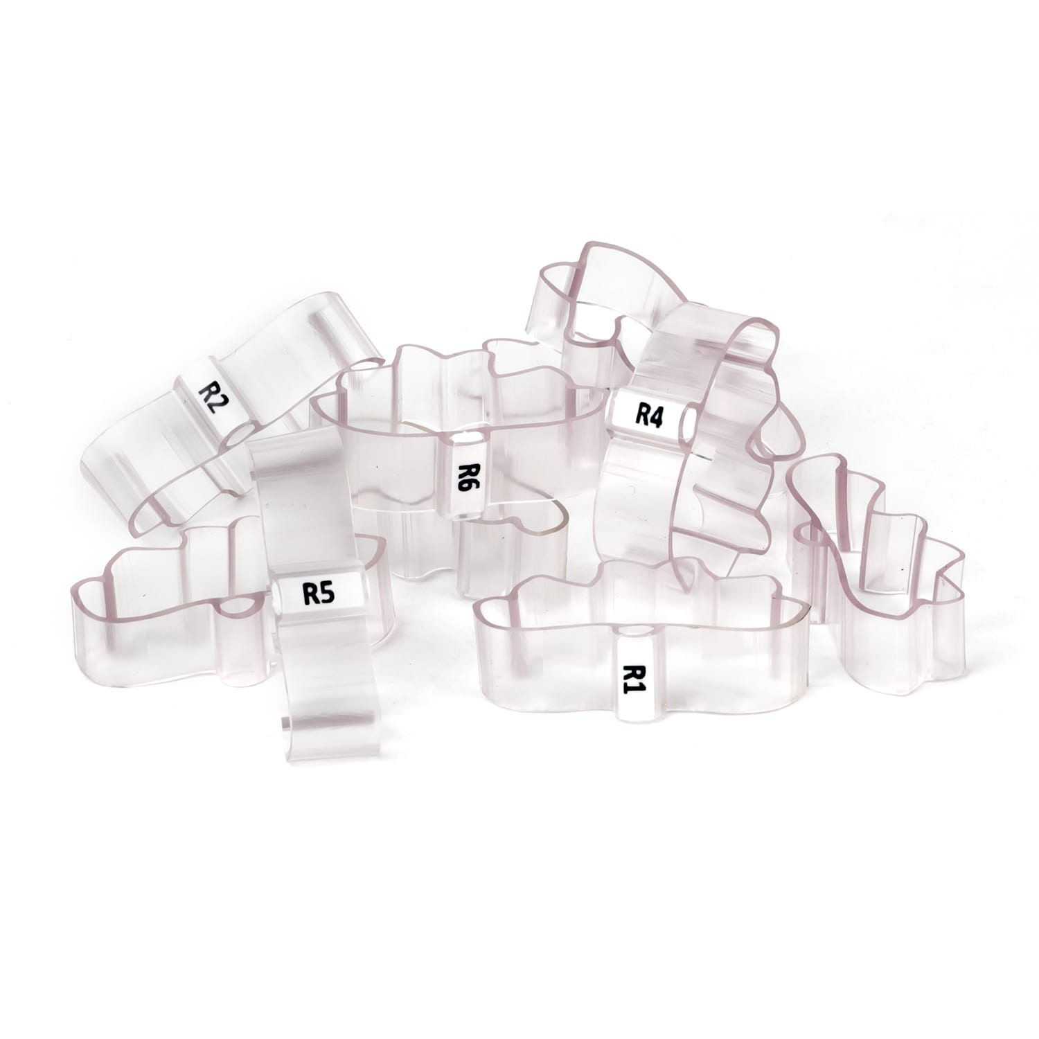 GRAFOPLAST - Tubetto Halogen Free Trasparente Serie 200 Lunghezza 12 mm diametro da 22 fino a 30 mm - 50 pz
