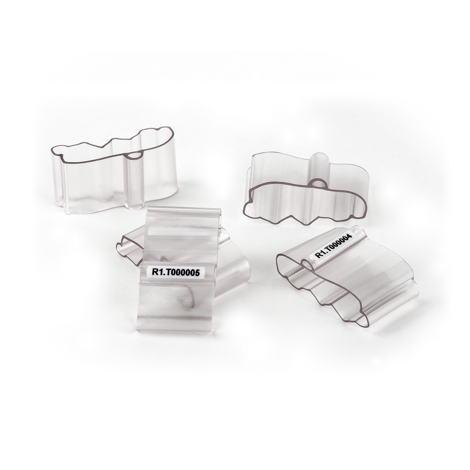 GRAFOPLAST - Tubetto Halogen Free Trasparente Lunghezza 23 mm diametro da 22 fino a 30 mm - 50 pezzi. Tubetto trasparente Soft Serie 200 che grazie al profilo piè elastico copre con poche referenze una vasta gamma di cavi