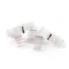 GRAFOPLAST - Tubetto Halogen Free Trasparente Lunghezza 10 mm diametro da 30 fino a 35 mm - 50 pezzi. Tubetto trasparente Soft Serie 200 che grazie al profilo piè elastico copre con poche referenze una vasta gamma di cavi