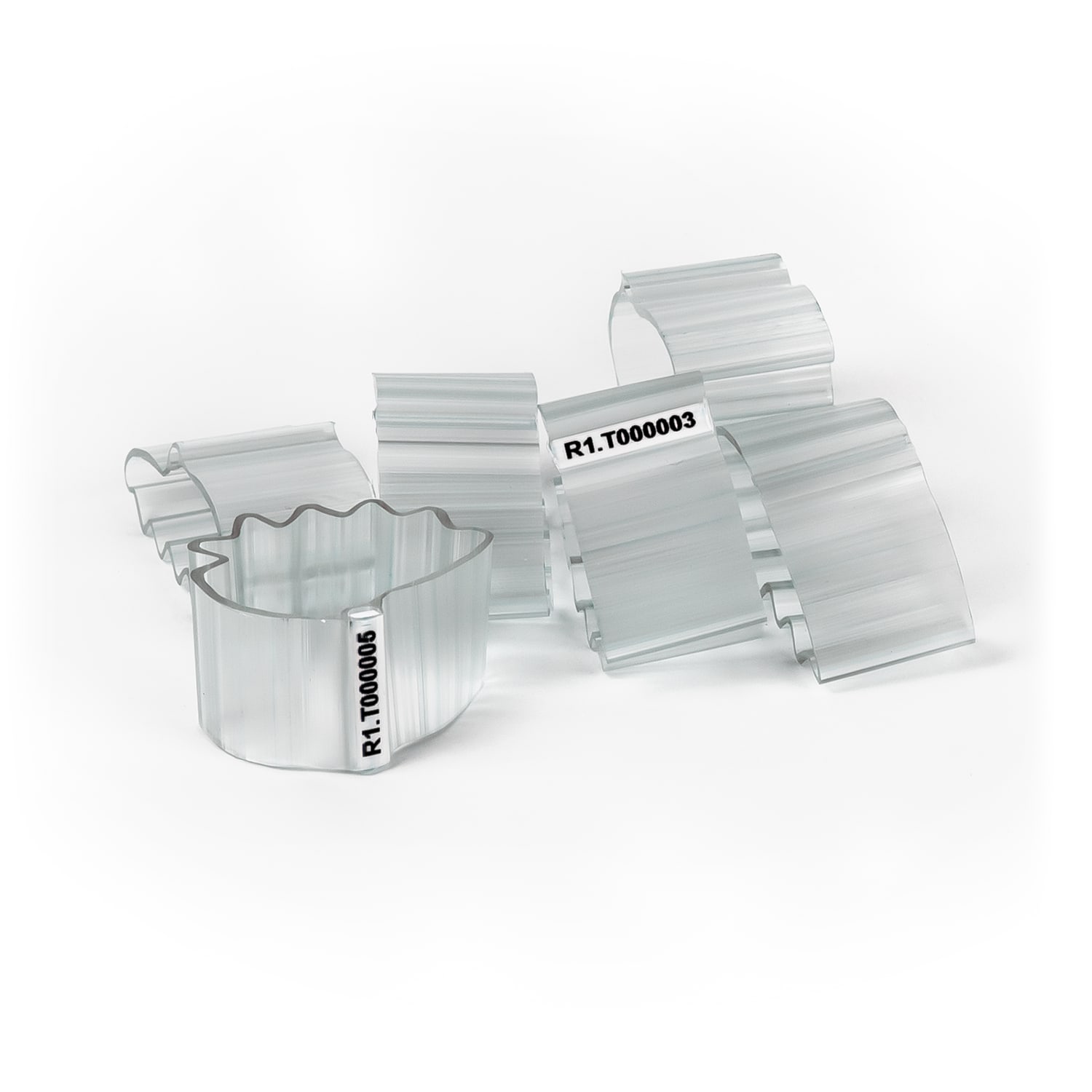 GRAFOPLAST - Tubetto Halogen Free Trasparente Lunghezza 18 mm diametro da 30 fino a 35 mm - 50 pezzi. Tubetto trasparente Soft Serie 200 che grazie al profilo piè elastico copre con poche referenze una vasta gamma di cavi