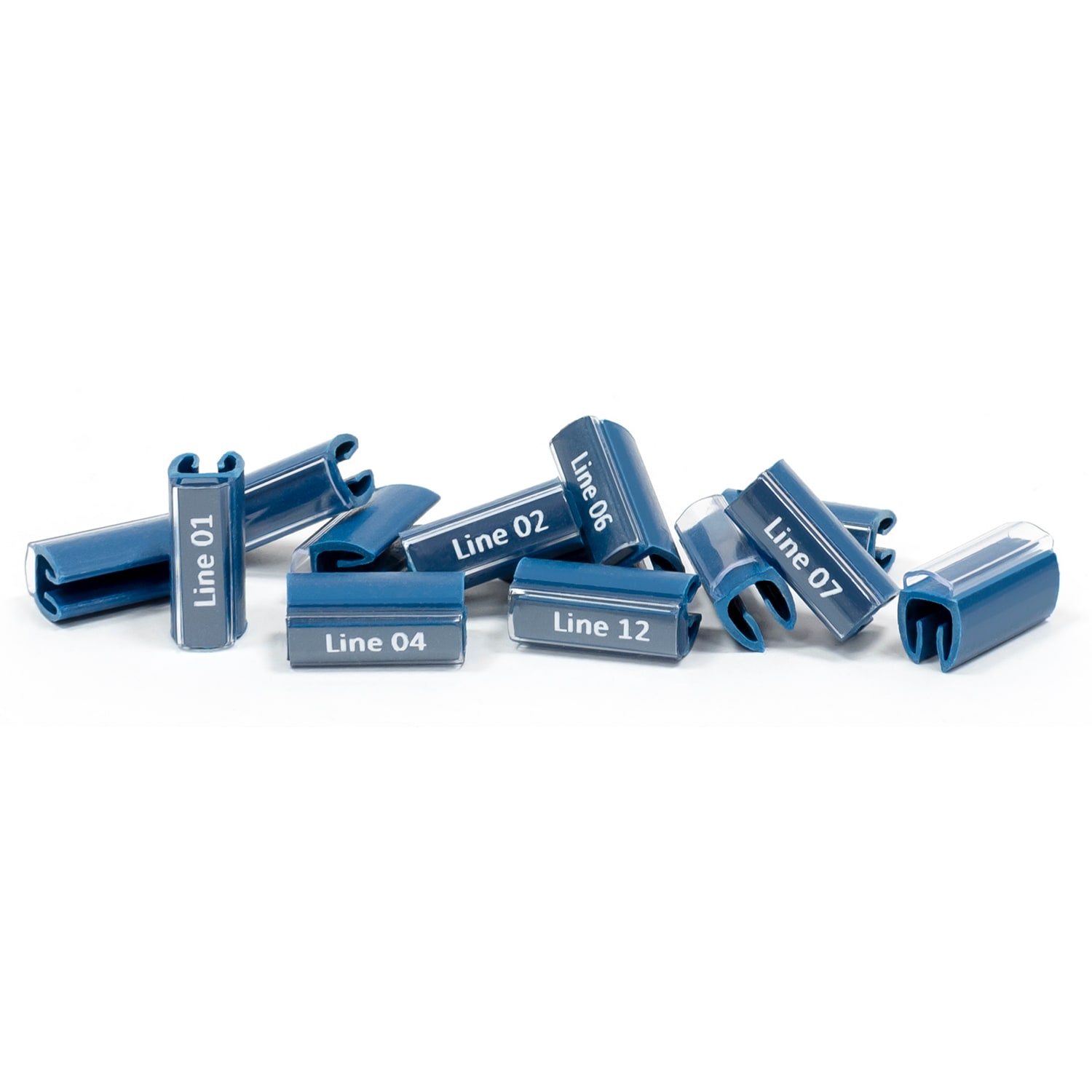 GRAFOPLAST - Tubetto Metal Detectable ad innesto snap on Lunghezza da 12 mm diametro da 2 a 3,5 mm - 1000 pezzi. Tubetto MetaL Detectable rilevabile ai metal detectors. Permette di siglare ilcavo anche quando la connessione elettrica è già effettuata