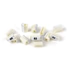 GRAFOPLAST - Tubetto ad innesto SNAP ON Lunghezza 10 mm diametro da 2 fino a 3,5 mm confezione da 1000 pezzi. Tubetto trasparente ad innesto Snap-on Serie 300, permette di siglare il cavo anchequando la connessione elettrica è già effettuata