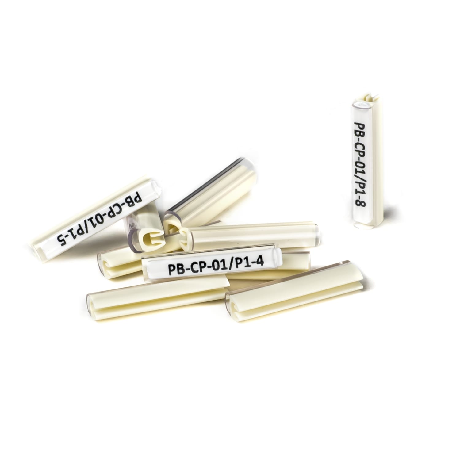 GRAFOPLAST - Tubetto ad innesto SNAP ON Lunghezza 30 mm diametro da 2 fino a 3.5 mm - 500 pezzi. Tubetto trasparente ad innesto Snap-on Serie 300, permette di siglare il cavo anche quando la connessione elettrica è già effettuata