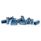 GRAFOPLAST - Tubetto Metal Detectable ad innesto snap on Lungo 12 mm diametro da 2,8 a 5 mm - 1000 pz