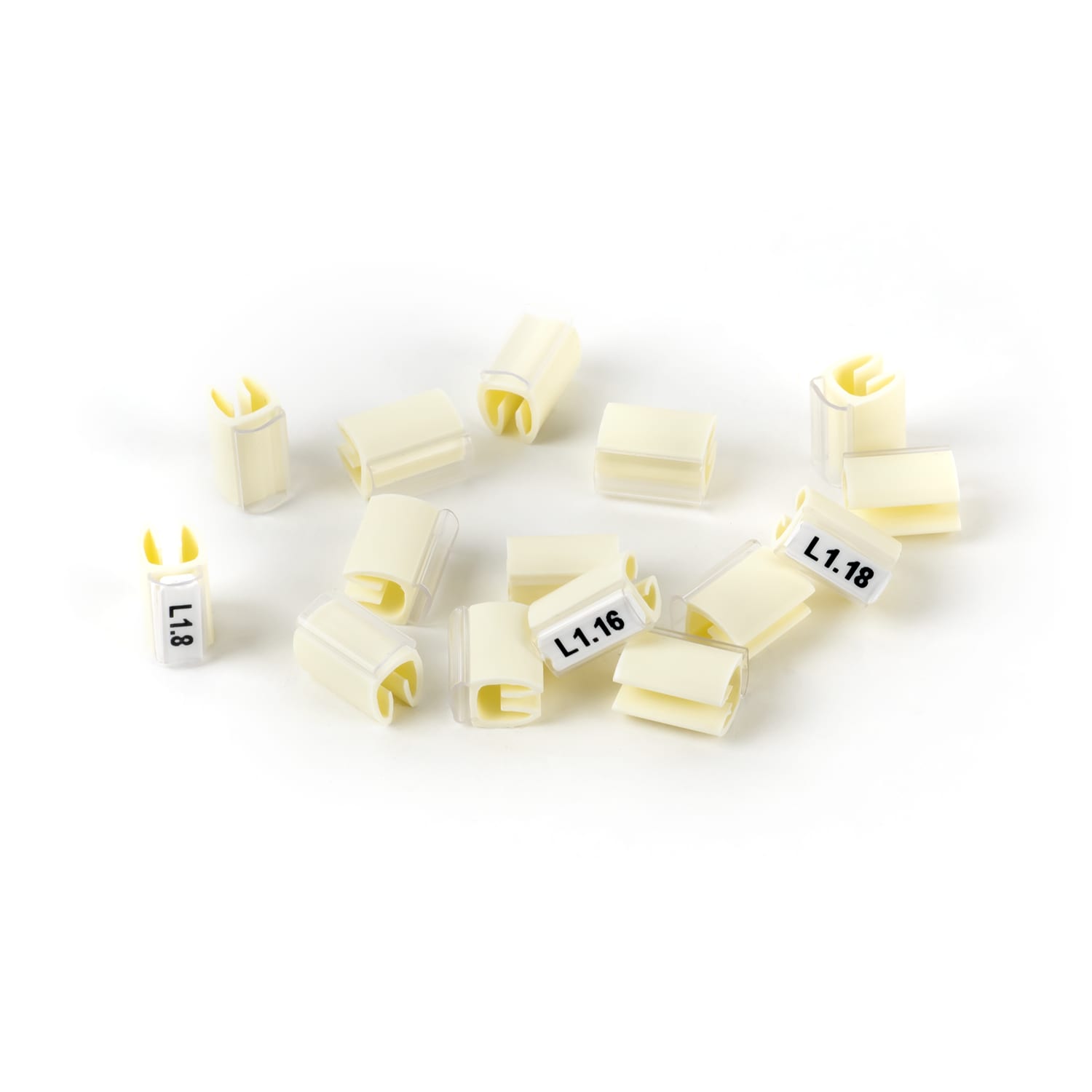 GRAFOPLAST - Tubetto ad innesto SNAP ON Lunghezza 10 mm diametro da 2.8 a 5 mm - confezione da 1000 pezzi. Tubetto trasparente ad innesto Snap-on Serie 300, permette di siglare il cavo anche quando la connessione elettrica è già effettuata