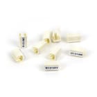 GRAFOPLAST - Tubetto ad innsesto SNAP ON Lunghezza 15 mm diametro da 5 a 8 mm confezione da 500 pezzi. Tubetto trasparente ad innesto Snap-on Serie 300, permette di siglare il cavo anche quandola connessione elettrica è già effettuata