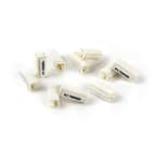 GRAFOPLAST - Tubetto ad innesto SNAP ON Lunghezza 23 mm diametro da 5 a 8 mm - 200 pezzi. Tubetto trasparente ad innesto Snap-on Serie 300, permette di siglare il cavo anche quando la connessione elettrica è già effettuata